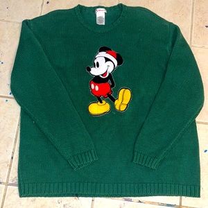 Vintage Mickey Mouse Christmas Sweater